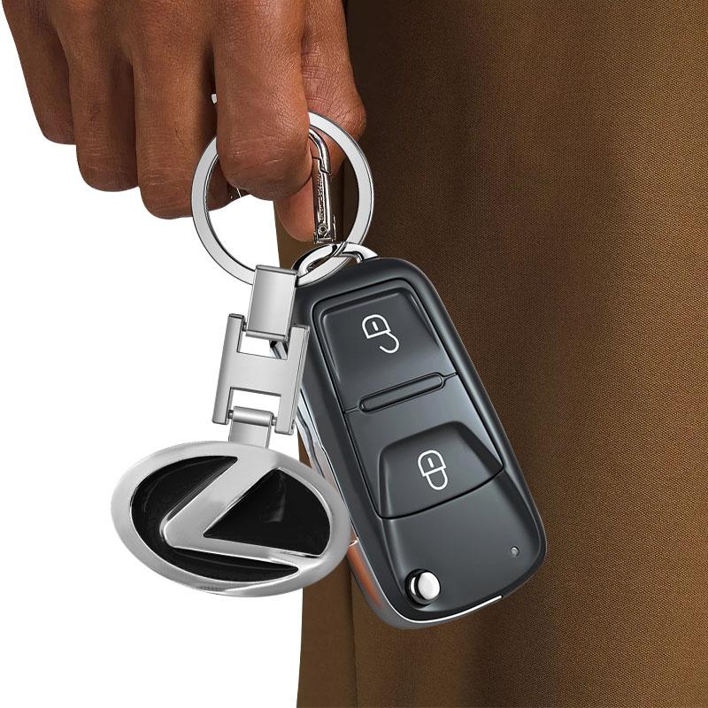 1Pcs Car Keychain Zinc Alloy Key Ring Accessories for Lexus 250 300 RX 300 350 US 200 GX 400 460 LX GS450H GS350 ES 350 300H NX300
