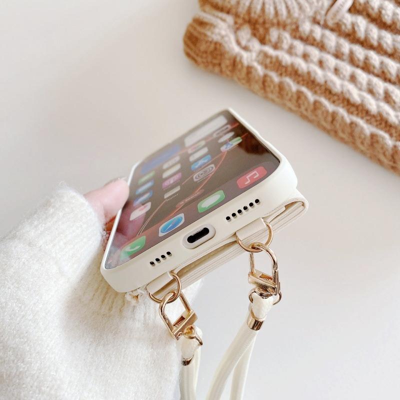 Geldbörse Kartenhalter Riemen Hülle für Samsung Galaxy S25 Ultra S24 FE S23 Plus S22 S21 S20 Note 20 Tasche Crossbody Lanyard PU Leder Abdeckung