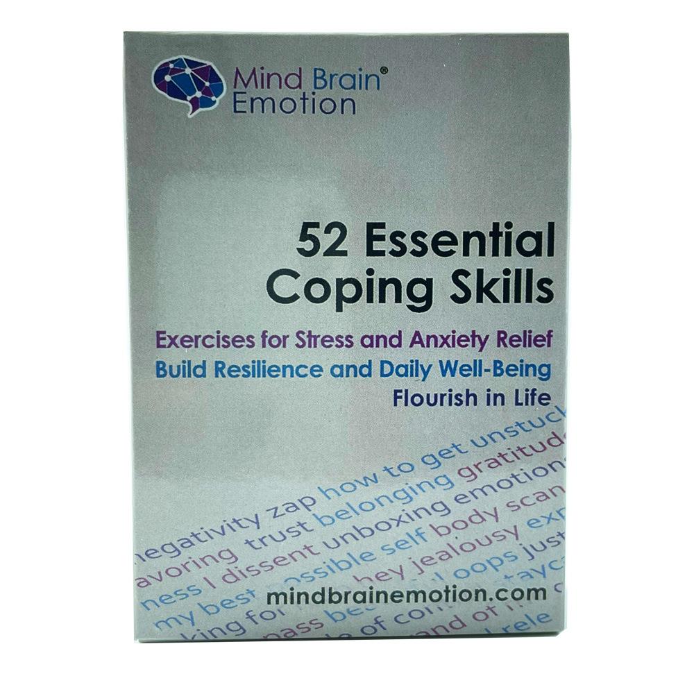 

52 Essential Coping Skills Full English Version Friends Party Board Game Play Decompression Card Spot