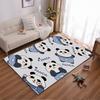 Cute Cartoon Panda Design Carpet for Kids' Room or Playroom Decor Suitable for Use As an Anti-slip for Living Room Bedroom Sofas