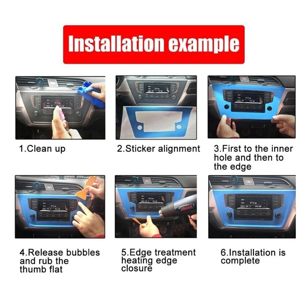 Pro Infiniti G37 kupé 2 dveře 5D Vzor karbonových vláken Interiér DIY Ozdobné nálepky