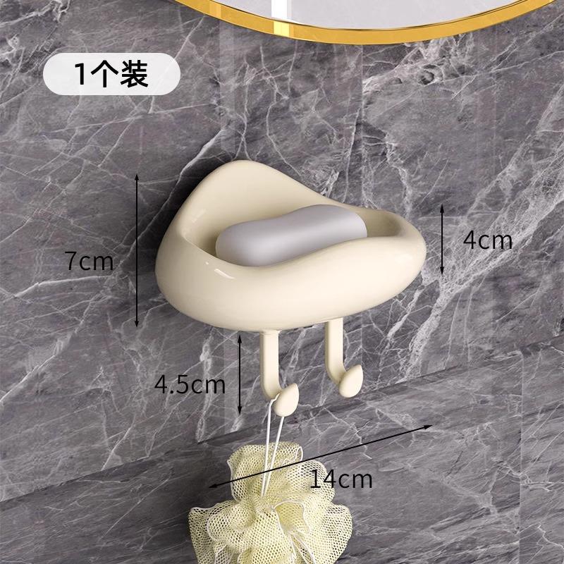 

Мыльница Бытовая мыльница Двухслойная дренажная полка для хранения Высококлассная настенная, Не требует сверления стены