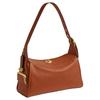 Coach Turnlock Backpack Bag Cow Leather Shoulder Bag Small Size Women's Amber Brown