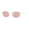 Temple Logo Acetate Square Sunglasses Women's White 65979787 VE4514D55441T-White 53/17/140 - H.38