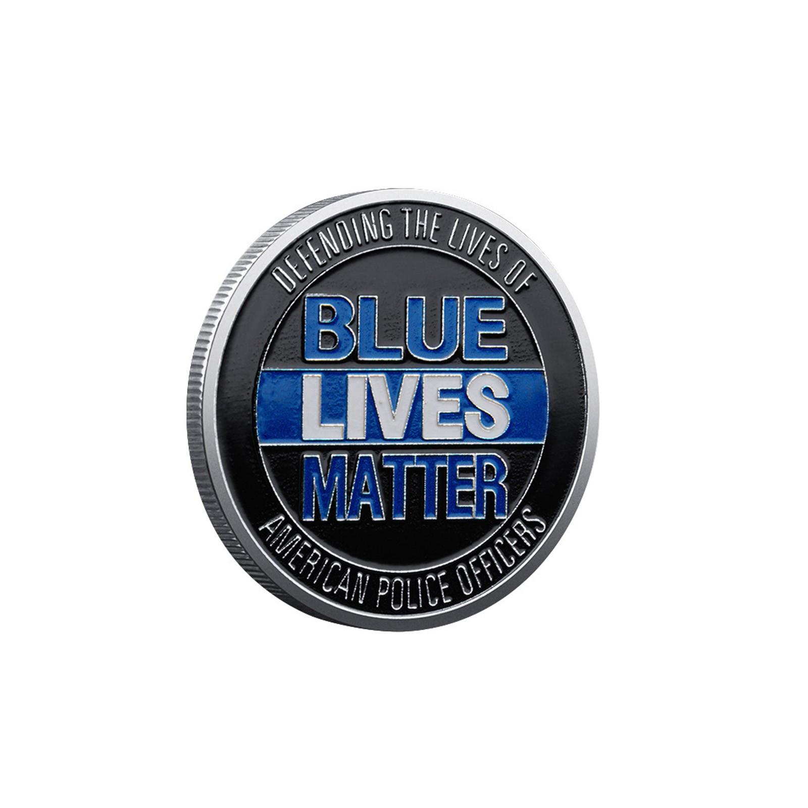 

Памятная монета Американская Голубая Жизнь Интересная Коллекционная Монета Памятная Монета Праздничная Памятная Монета One Size серебряный