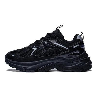 Li Ning Aurora 2K Comfortable Cushioning, Wear Resistant Low Top Casual Shoes Women's Black AGCT108-2