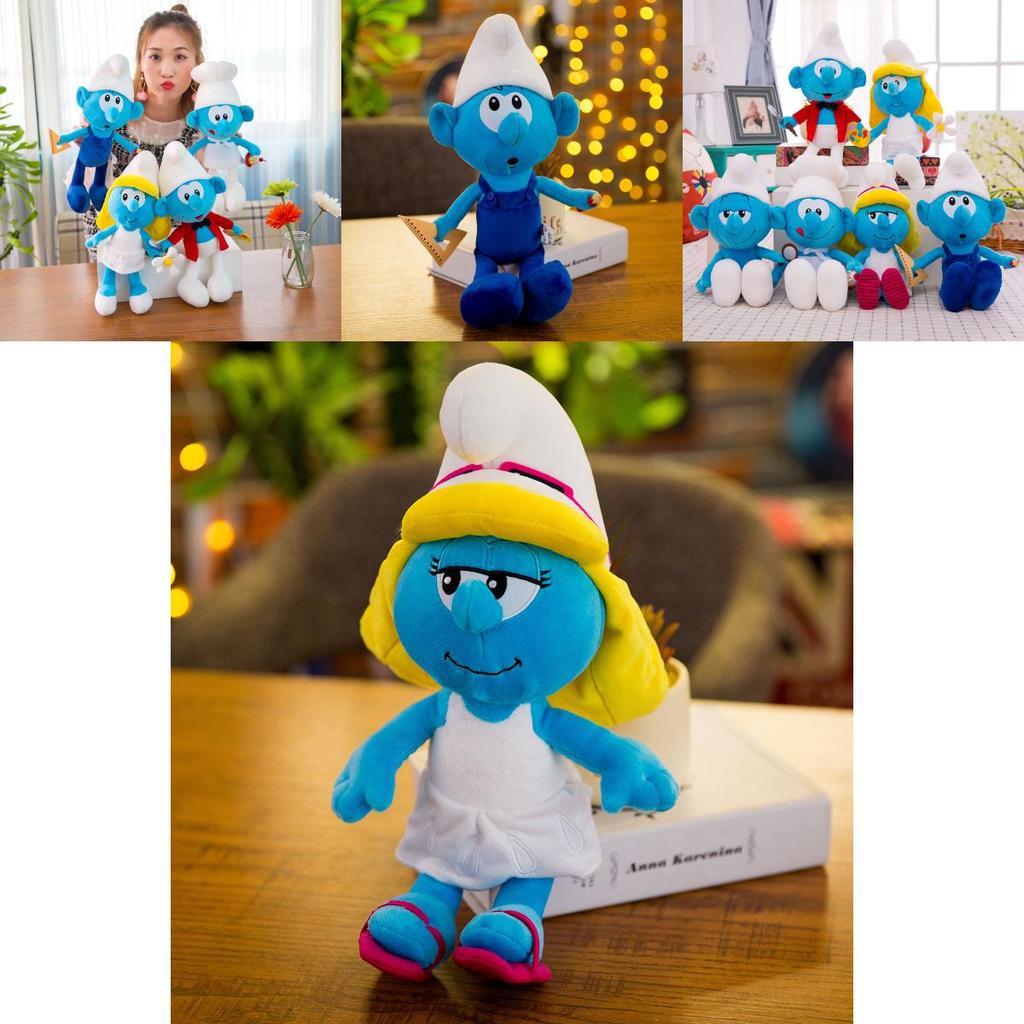 Smurfs Plush Toy Doll Pillow Soft And Cuddly Birthday Gift For Kids