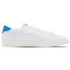 Nike Tennis Classic AC Synthetic Leather Non-Slip Shock Absorption Low-Top Sneakers Men Sneakers White Blue 377812-116