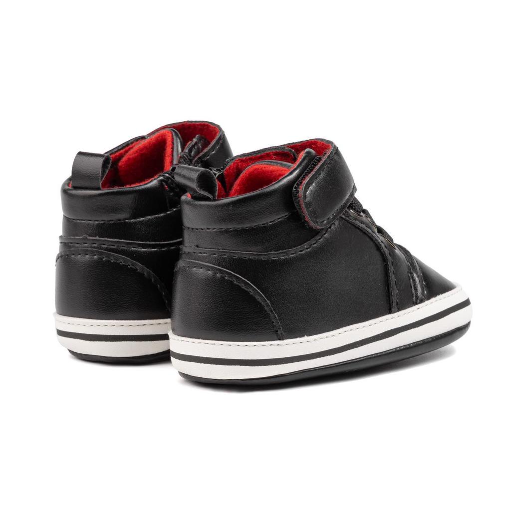 PU-Softsohlen High-Top-Sneaker für Babys (0-12 Monate)