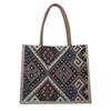 High School Student Class Bag Women 2025 New Ethnic Style Canvas Large-capacity Bag Fashionable Shoulder Casual Tote Bag