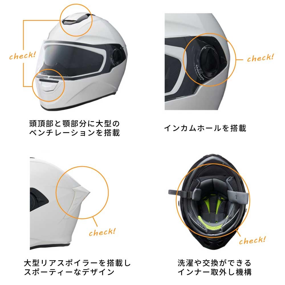 Value for Money and Yamashiro Helmet Motorcycle Helmet with Inner Matte M Size Fits All Removable Asian [YH Series Trust] YH-003 Full-Face Visor,