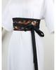 2026 Chinese Style Fashion Embroidery Wide Belt Corset Woman Vintage Bowknot Decorative Corset Girdles