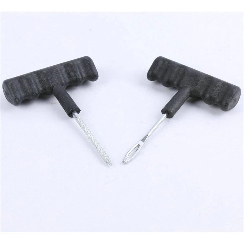 1 Set Tire Tyre Repair Kit Puncture Tubeless Tools Emergency Bike Motorcycle Car Tire Repair Tool Set With Rubber Strips