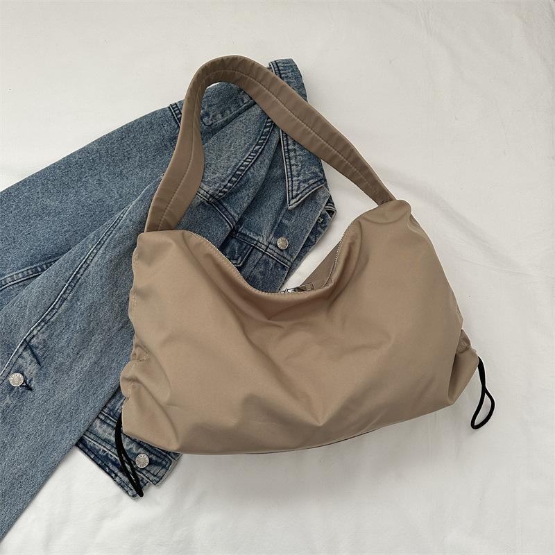 

Casual simple messenger bag winter new simple solid color shoulder bag fashionable large capacity tote bag хаки