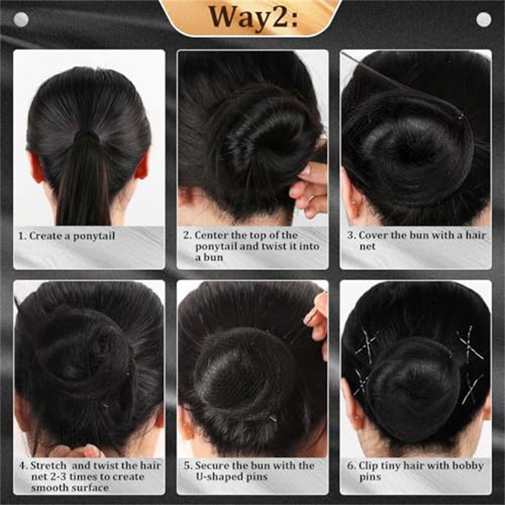 260 Pieces Dance Hair Accessories Kit Includes U Shaped Pins Bobby Pins Styling Tool for Ballet Bun and Competitions