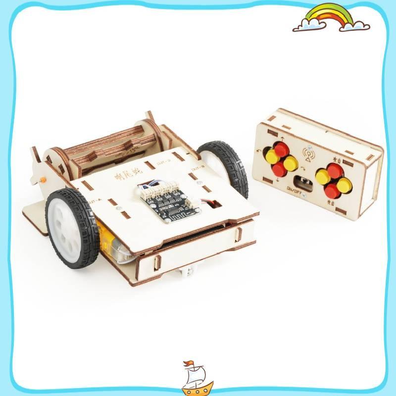 Assembled Remote Wooden Controlled Snake Combat Vehicle With Roller Toy Set