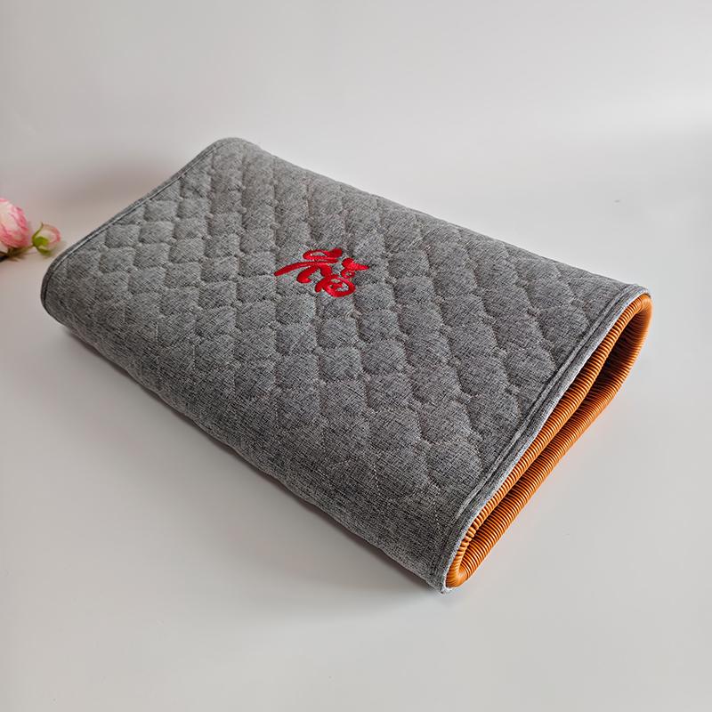 Free Shipping Chinese Style Cervical Neck Support Pillow – Breathable Hand-Woven Rattan, Firm and Adjustable for Home Use