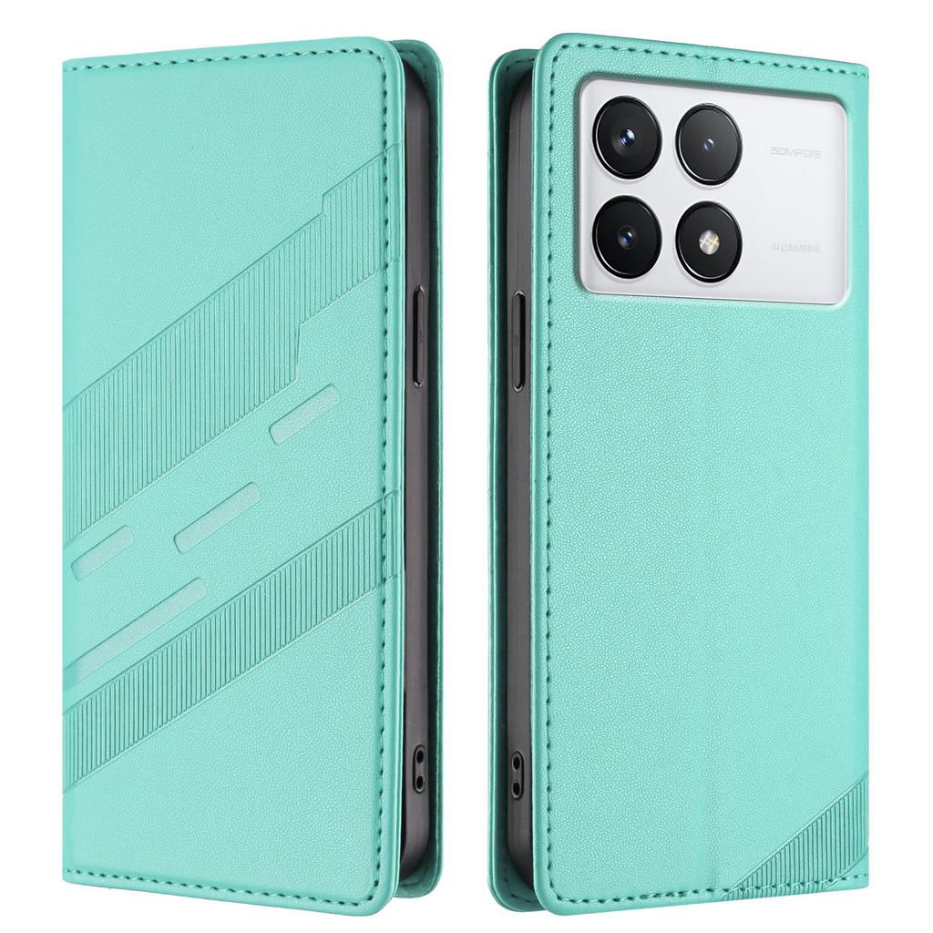 For Xiaomi 14T Phone Cases Punk Style Imprinted Wallet Stand Leather Cover