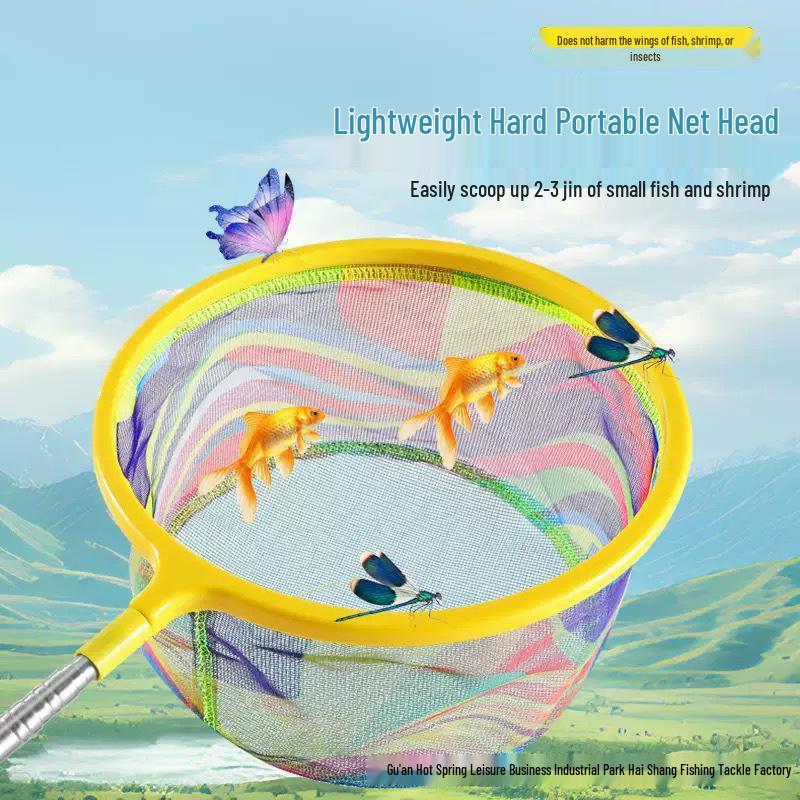 Portable Kids' Retractable Net for Catching Fish, Dragonflies, and Butterflies - Ideal Outdoor Insect Toy
