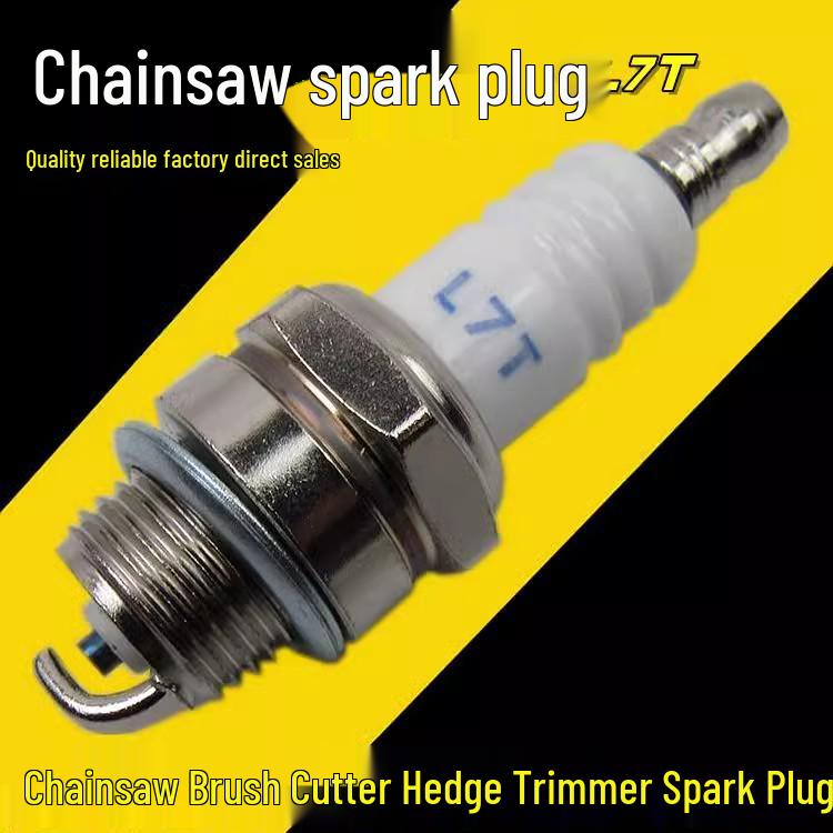 Bosch L7T MB6A Spark Plug for Chainsaws, Lawnmowers, Two-Stroke Engines, and Hedge Trimmers