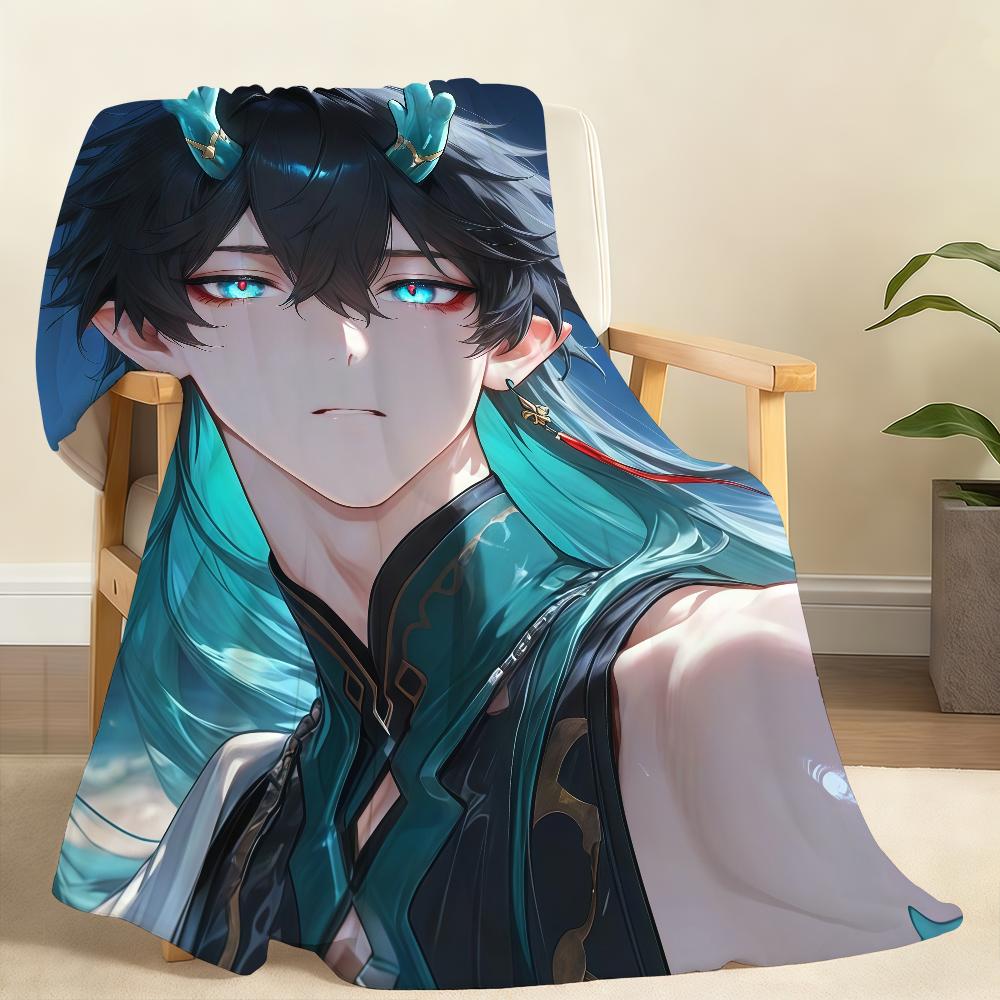 Hot Game Honkai Star Rail D Dan H Heng Blanket For Soft Throw Blanket for Picnic Bed Sofa Home Bedroom Cozy Warm Comfortable