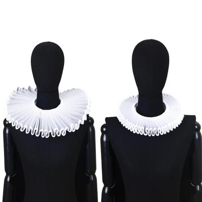 Retro Rüschenkragen Mädchen Cosplay Krawatte Viktorianischer Kragen Revers Mittelalterliches Cosplay Viktorianische Rüschenkrawatte Kragen