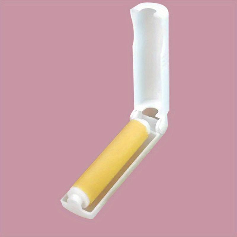 

Portable Lint Roller for Pet Hair Removal - Washable, Foldable Design with 1/2 Refill Cores - Ideal for Clothes, Carpets & Upholstery, Hair Sticker жовтий