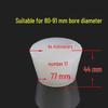 Silicone Rubber Seal Plug for Test Tubes & Drains with Hole
