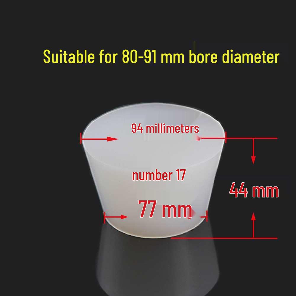 Silicone Rubber Seal Plug for Test Tubes & Drains with Hole