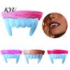 Fournitures de Costume Maison Hantée Halloween Prothèses Dentaires Accessoires, Dents de Vampire Faux Dents Crocs Drôles Accessoires de Fête pour Costume, Cadeaux Cosplay, Photos Farce pour Enfants