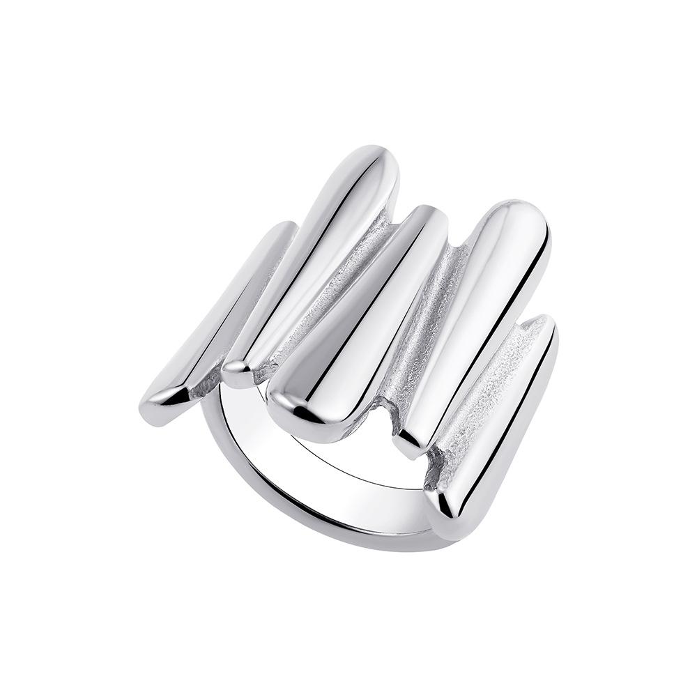 18K exaggerated ring, water drop knot, open ring, knotted irregular geometric decorative ring, index finger ring.