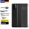 Niemcy], Etui na Telefon Huawei P30 Pro, Etui z Klapką Smart View, Etui P30 Pro Pełna Ochrona Anty-Upadkowe, Skórzane Etui w Stylu Biznesowym - Tajemnicza Czerń