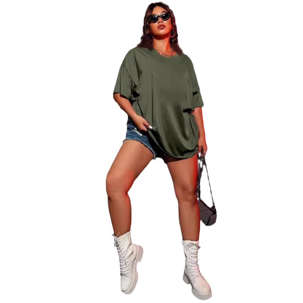 Футболка с круглым вырезом и графическим принтом — фото 6