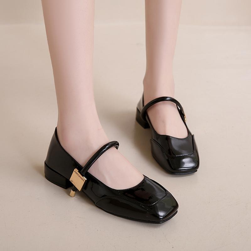 Shoes Woman Comfortable And Elegant Modis Shallow Mouth Oxfords Female Footwear  Summer New Leather Dress Mary Janes Spring