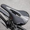 CXWXC Bicycle Saddle - Pain-Free, Soft, Thick, Low-Rebound, Black/Silver (FU-C19)