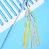 Cat Toy Rainbow Tassel Cats Stick Long Handle Cat Toys Interactive Tassel Toys for Cats Teasing Pet Toy with Bell Pet Supplies