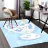 Anime Cartoon Design Chair Mat - Non-Slip Carpet for Office Chairs, Home Decor, Living Room, Bedroom, Game Room & Dormitory - Suitable for All Seasons