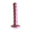 Ouch! - Silicone dildo with beads - 13 cm