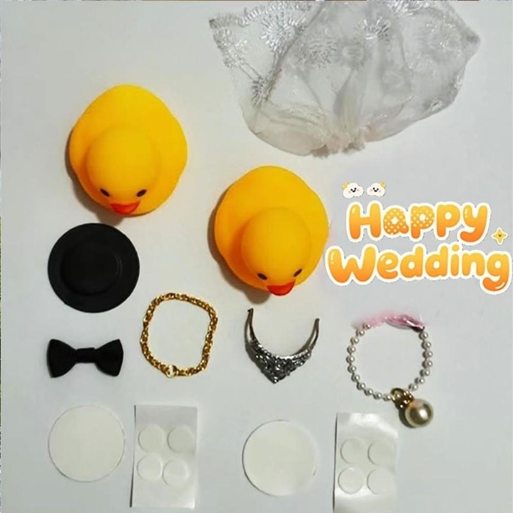 Funny Wedding Little Duck Decorations Bride Groom Party Supplies  Commemorative Gift