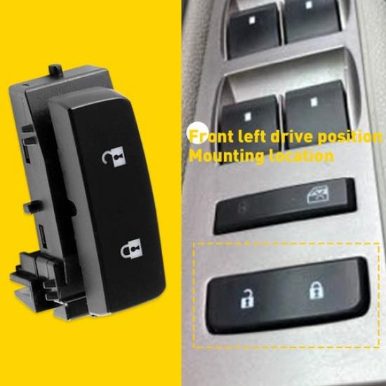 For 2007 2008 2009 Chevy GMC Chevrolet Sierra Door Lock Switch Driver Left EOA