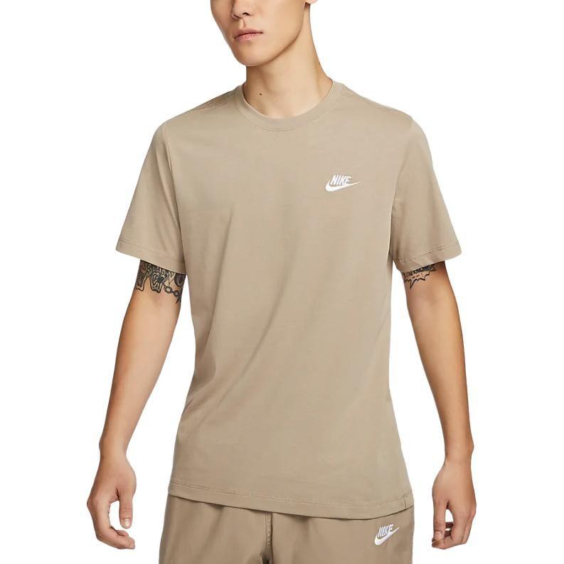 Nike Sportswear Club T Shirt Men's Khaki AR4999-248