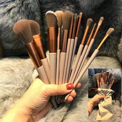13-teiliges Make-up-Pinsel-Set, weiche Lidschatten, Foundation, Kosmetik, Puder, Rouge, Blending, Beauty-Make-up-Instrumente, Make-up-Tools