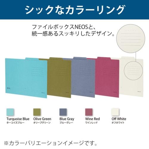 KOKUYO File Individual Folder NEOS A4 Paperboard 5 Color Set A4-NEIFX5CSET