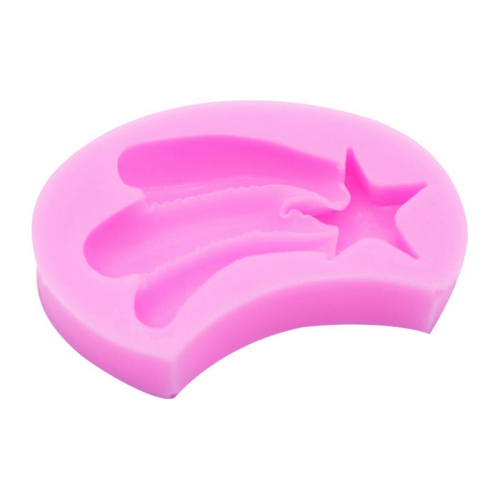 Meteor Rainbow Modeling Silicone Mold Fondant Cake Chocolate Mold