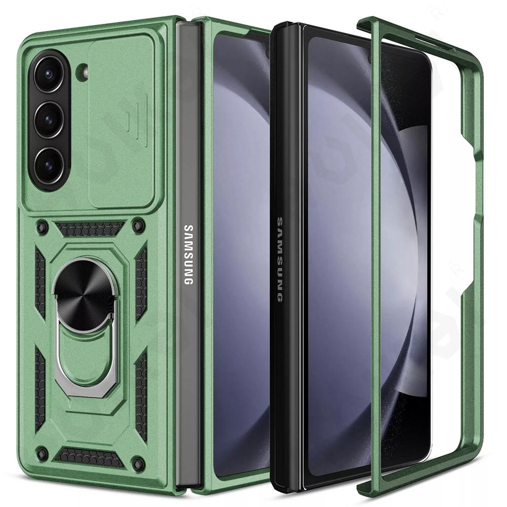 Case for Samsung Galaxy Z Fold 6 5 4 5G Ring Holder Kickstand Camera Protection Bumper Support Magnetic Car Mount Coque Cover