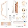 Eco-Friendly Wooden Archery Toy Set - Safe Bow and Soft Felt Arrows for Kids, Montessori Sport Training Game, Outdoor Birthday Gift for Boys & Girls