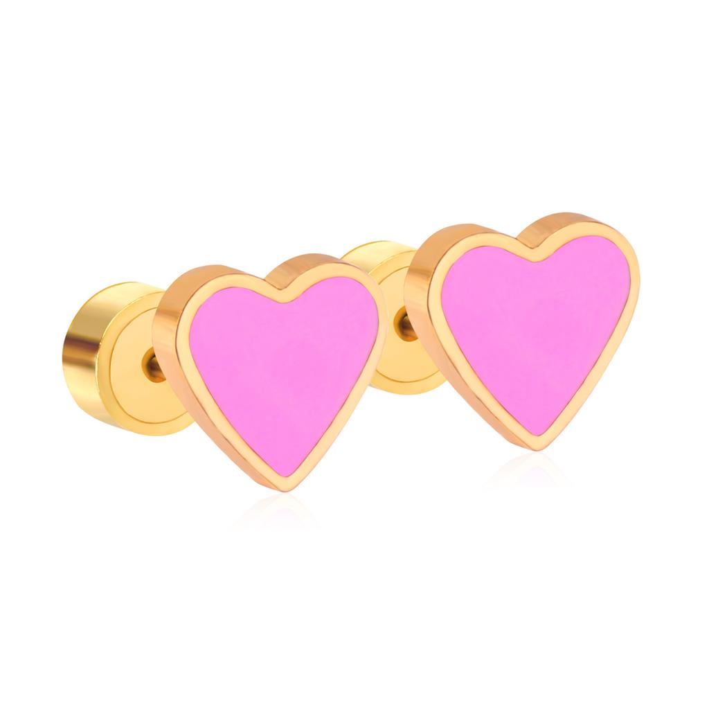 2026 European and American Love Earrings Women's Fashion Versatile Classic Niche Design Sense Pat Plug Earrings