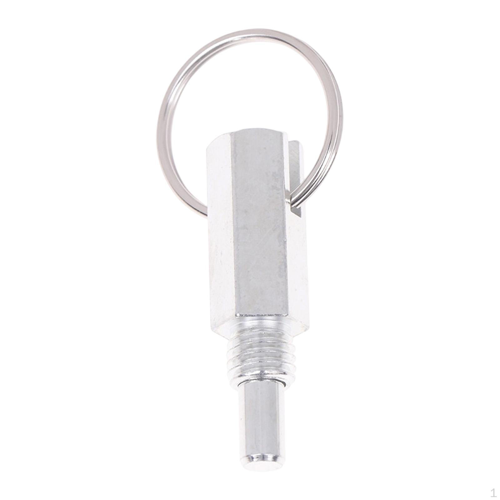 

Bolt with Pull Mechanism, Spring Bolt, Locking Fastener, Metal, Wear-resistant, for Lifting Style A