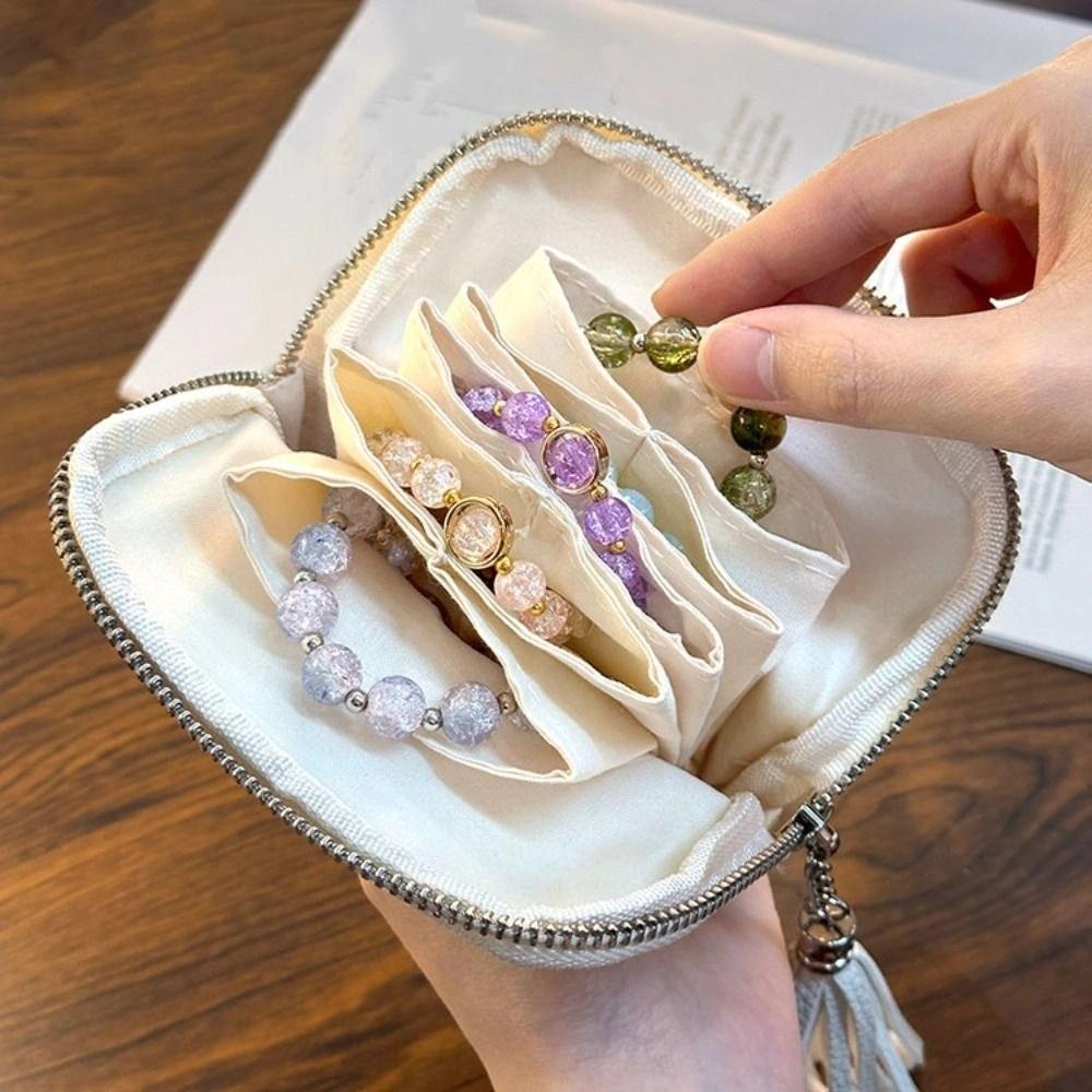 Pu Leather Jewelry Packing Bag Bracelet Jewelry Holder Box Fashion Jewelry Storage Case  Vacation