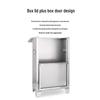 Saizes Stainless Steel Fire Extinguisher Cabinet